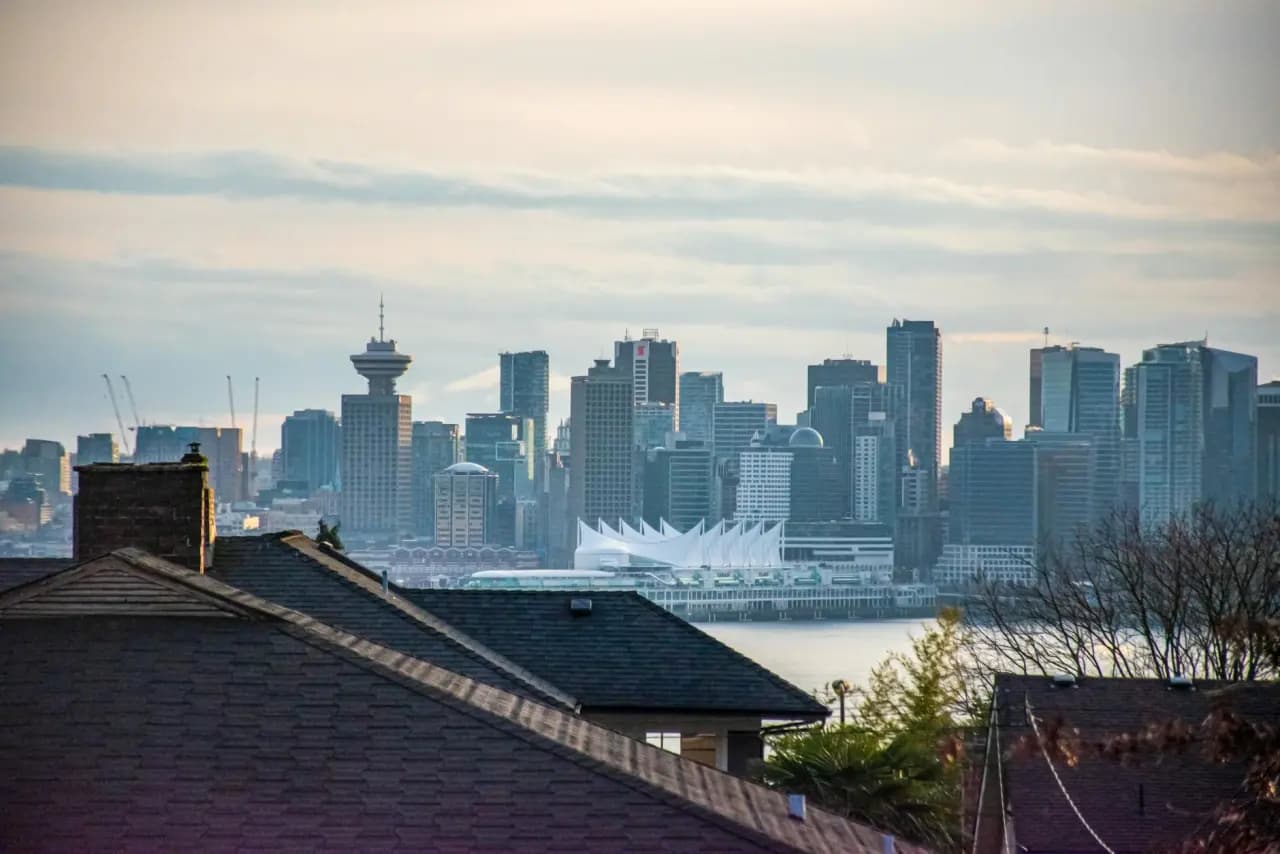 Vancouver, British Columbia skyline — portable toilet rental service area
