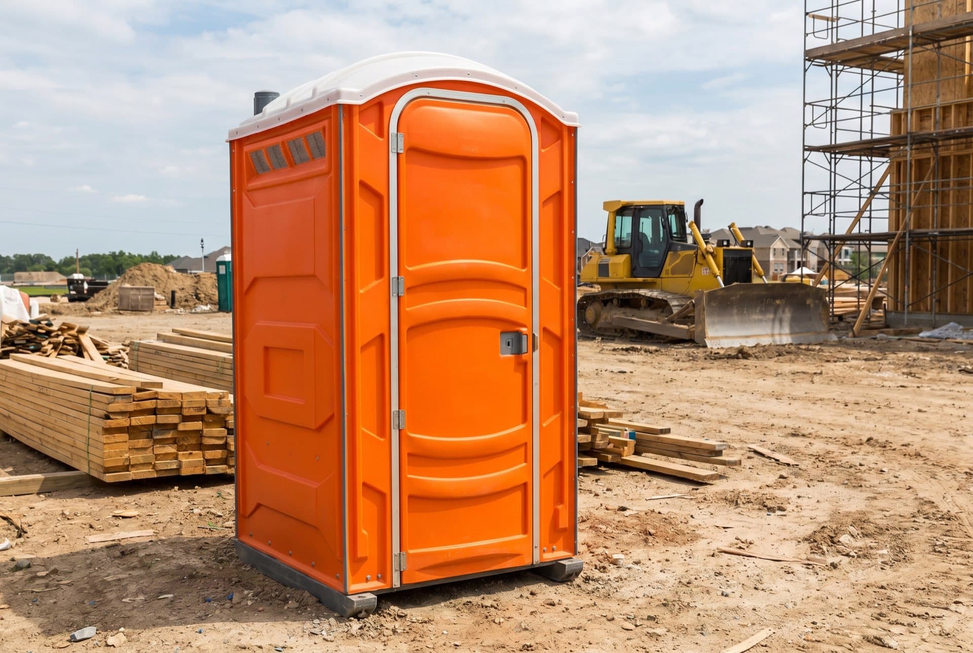 Construction Site Portable Toilet — portable toilet rental in Canada